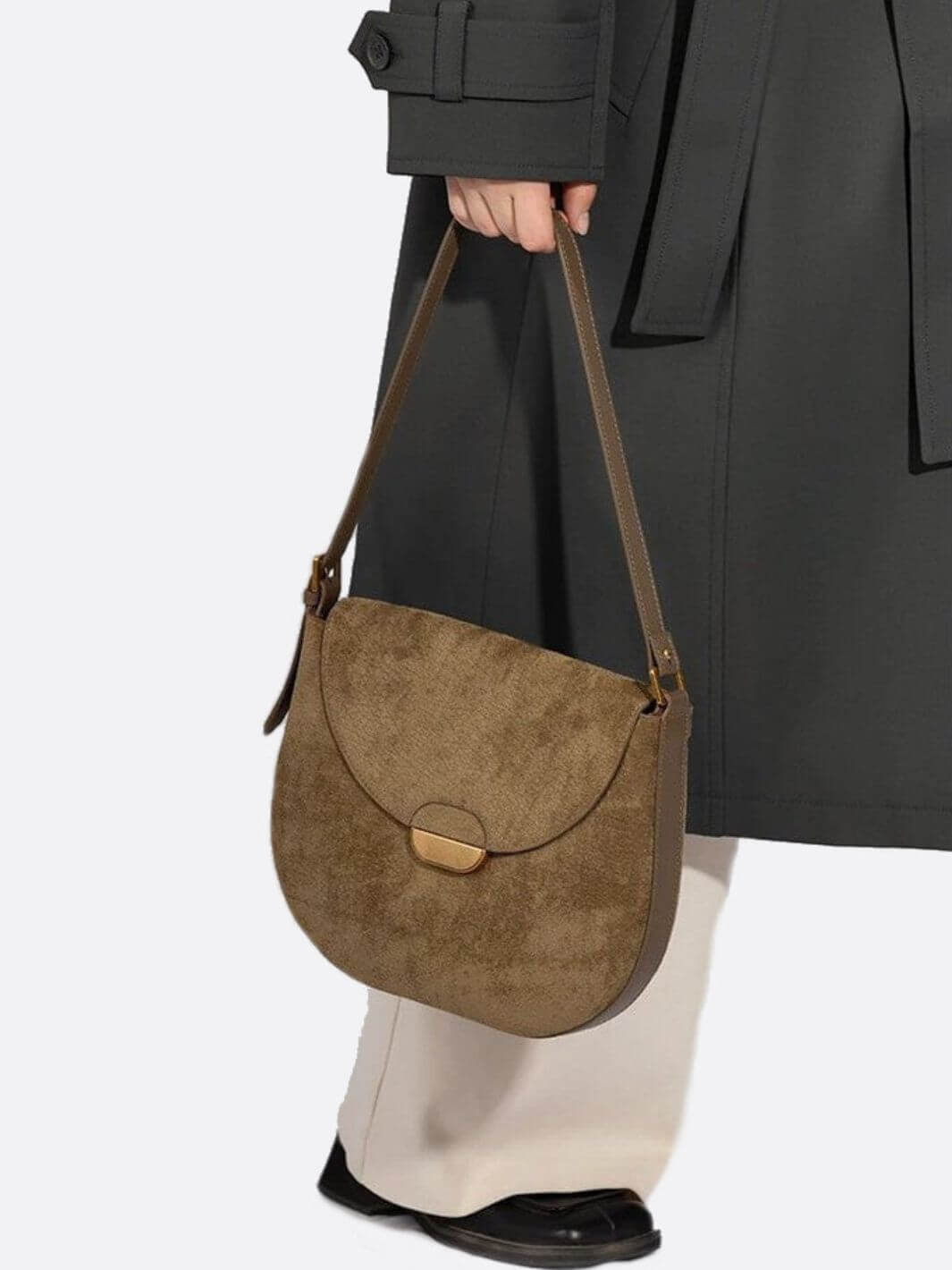 sophia-grace-brown-suede-crescent-shoulder-bag-gold-clasp11