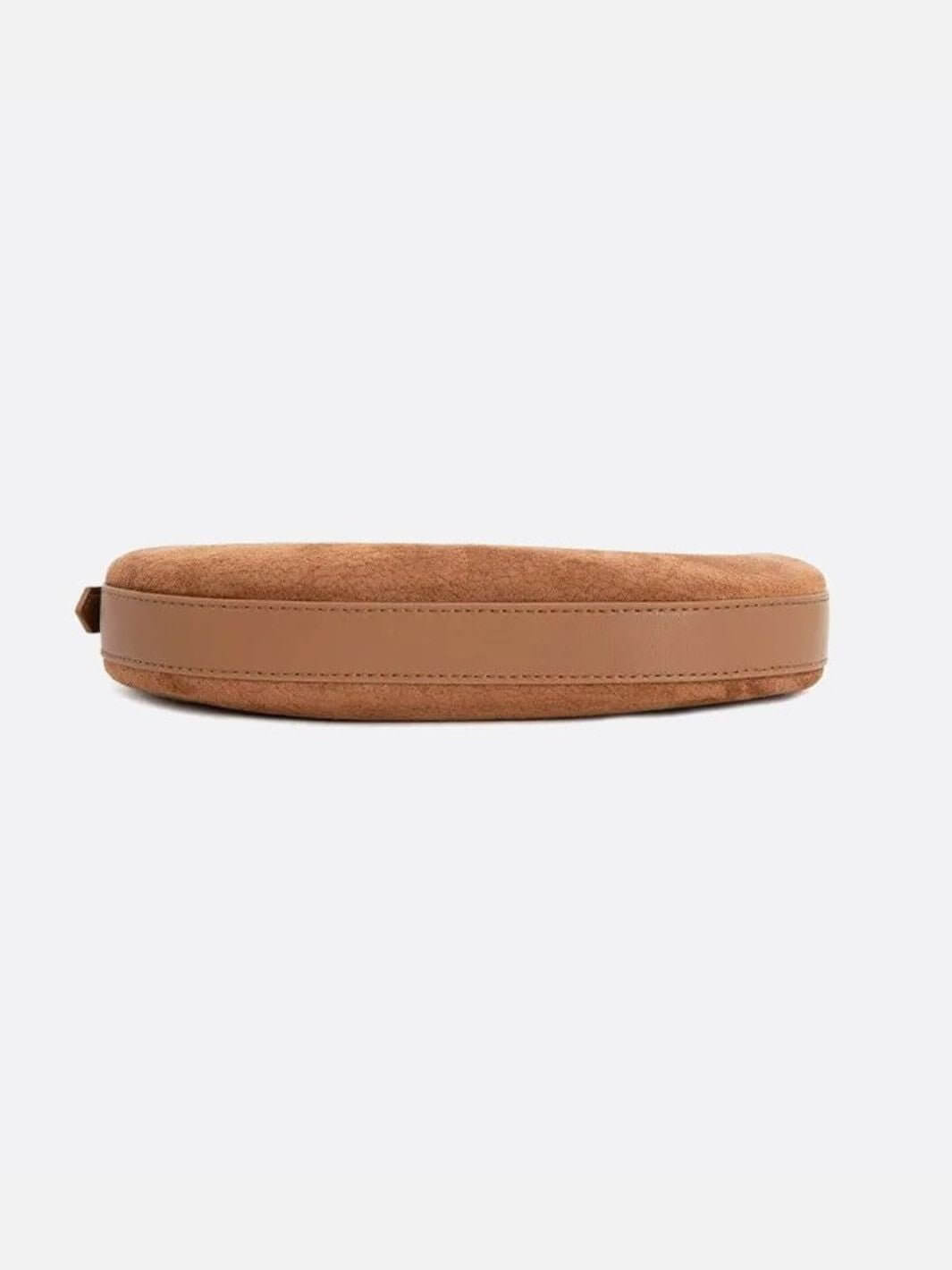 sophia-grace-brown-suede-crescent-shoulder-bag-gold-clasp8